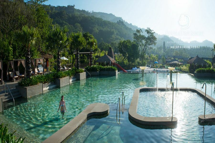 Doubletree Resort By Hilton Hotel Hainan - Qixianling Hot Spring Baoting Buitenkant foto